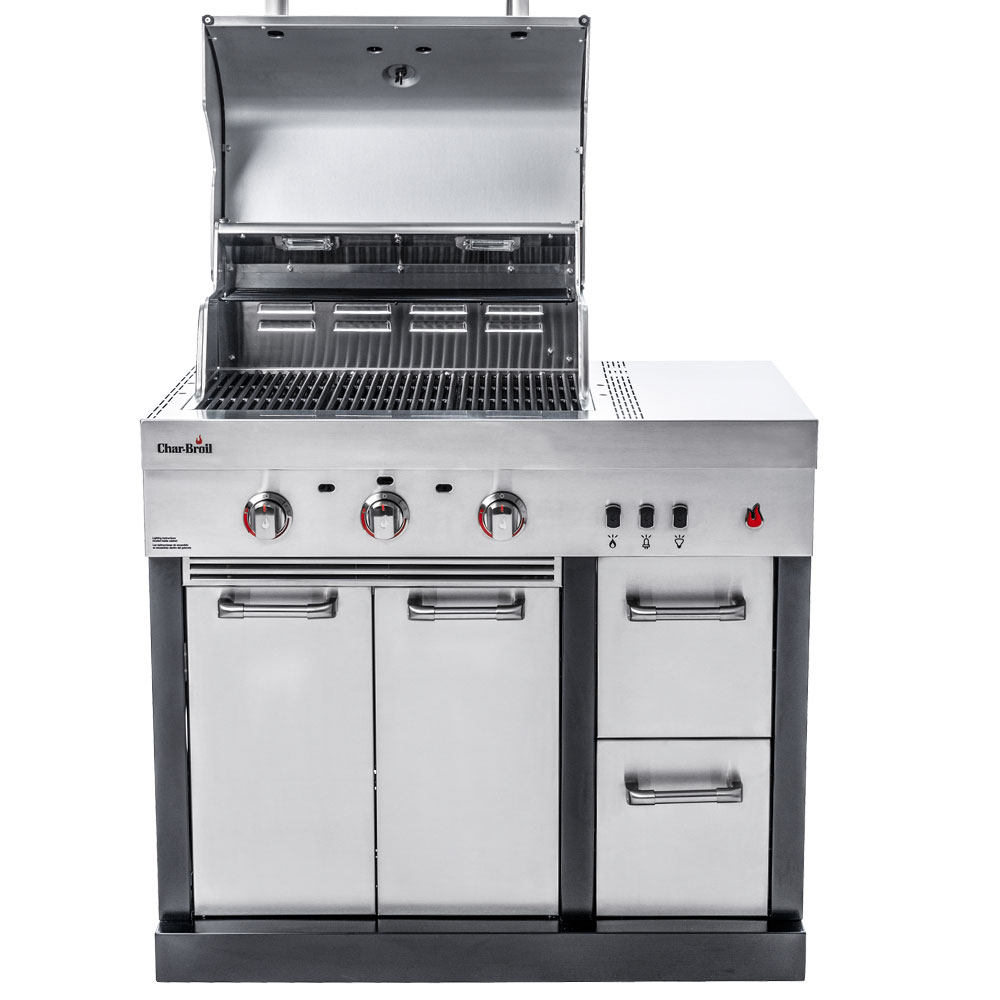 Char-Broil Ultimate 3200 3 Burner Gas Barbecue Modular Kitchen | Beds ...