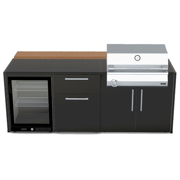 Brabura Ember 800 with Fridge Outdoor Kitchen