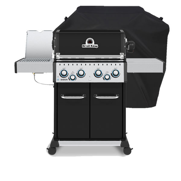 Broil King Baron 490 IR 4 Burner Gas Barbecue | Rotisserie + FREE COVER