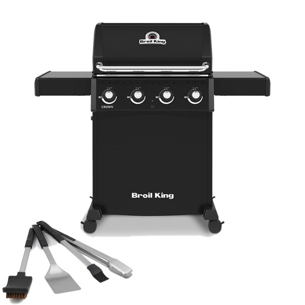 Broil King Crown 410 Gas Barbecue + <span style='color: #006666;'>FREE TOOL SET</span>