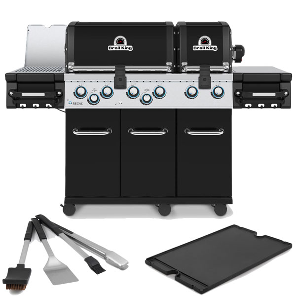 Broil King Regal 690 IR Gas Barbecue | Rotisserie + <span style='color: #006666;'>FREE GRIDDLE & TOOL SET</span>