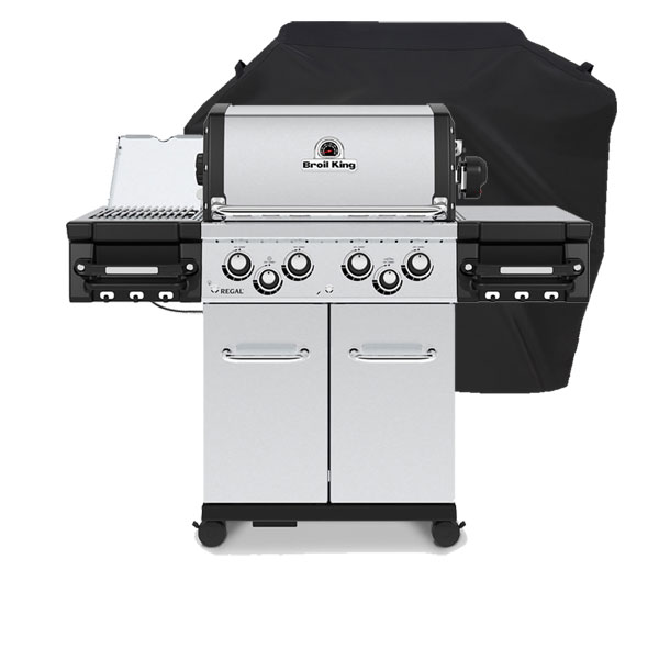 Broil King Regal S490 IR Gas Barbecue | Rotisserie + <span style='color: #006666;'>FREE COVER</span>