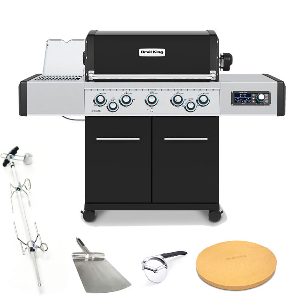 Broil King Regal iQue 590 IR Gas Barbecue | Rotisserie + <span style='color: #006666;'>FREE ACCESSORIES</span>