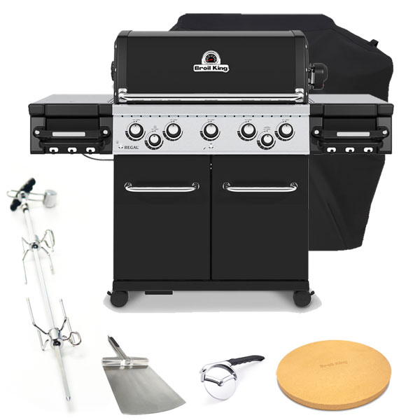 Broil King Regal 590 Gas Barbecue | Rotisserie + <span style='color: #006666;'>FREE COVER + ACCESSORIES</span>