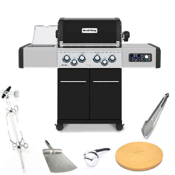 Broil King Regal iQue 490 IR Gas Barbecue | Rotisserie + <span style='color: #006666;'>FREE ACCESSORIES</span>