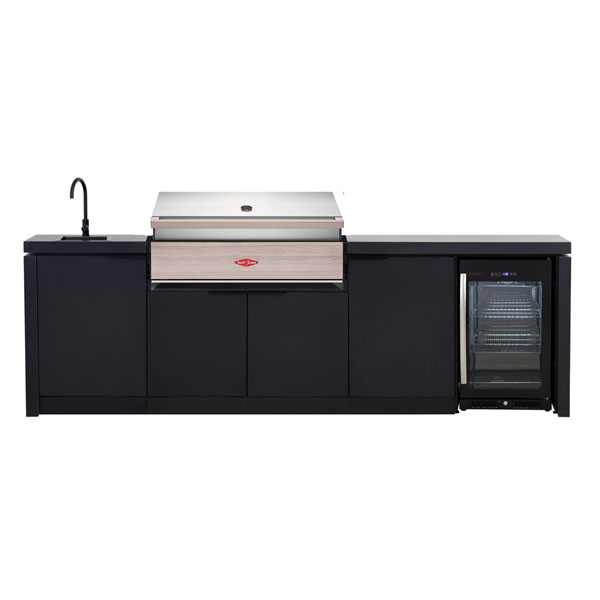 Cabinex Classic Outddor Kitchen with Fridge + Beefeater 1500 Series 5 Burner Barbecue