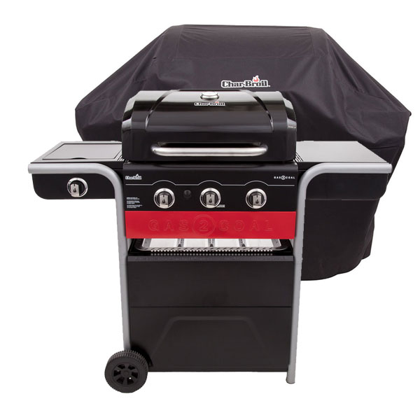 Char-Broil Gas2Coal 330 Hybrid Grill + FREE COVER 