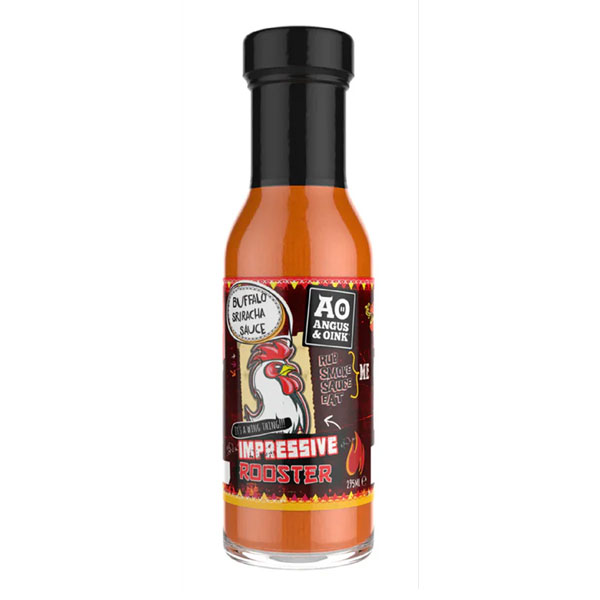 Angus & Oink & Impressive Rooster Sriracha Sauce