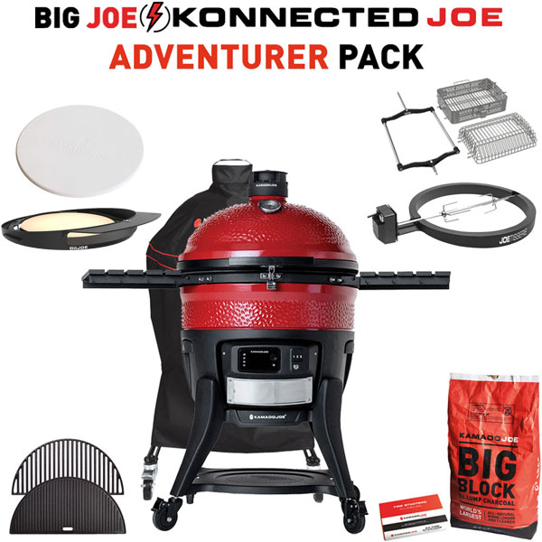 Kamado Joe Konnected Big Joe | Adventurer Pack | FREE Kamado DO-JOE