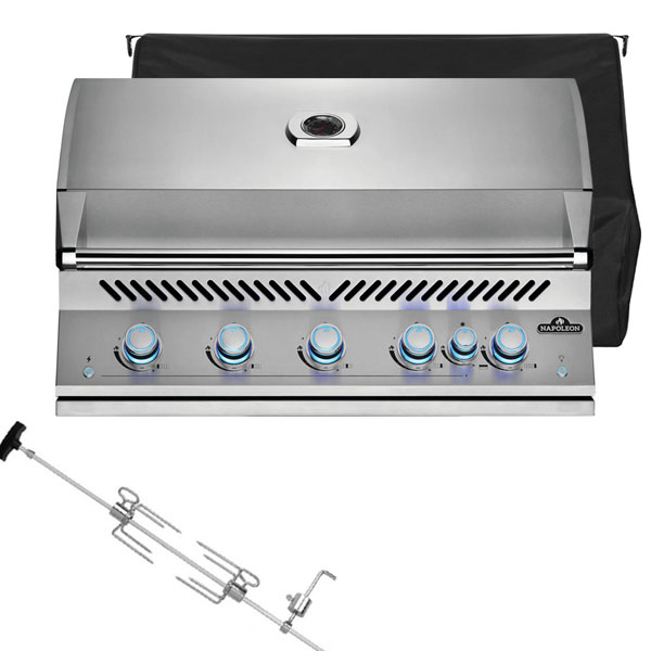 Napoleon 700 Series BIG38 RBPSS-1 Built In Gas Barbecue | Rotisserie + <span style='color: #006666;'>FREE COVER + ACCESSORY</span> 