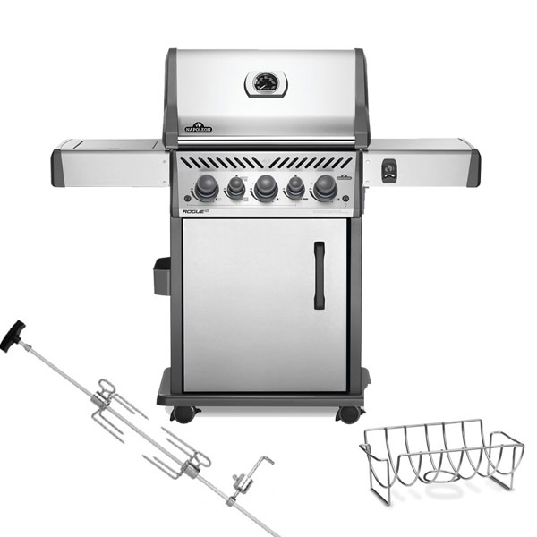 Napoleon Rogue RSE425RSIBPSS-1 Gas BBQ | FREE ACCESSORIES