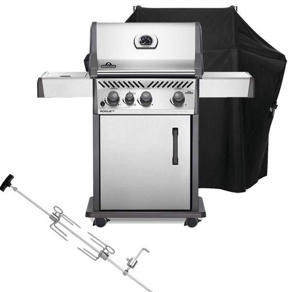 Napoleon Rogue RXT425SIBPSS-1 Gas BBQ | FREE COVER + ROTISSERIE