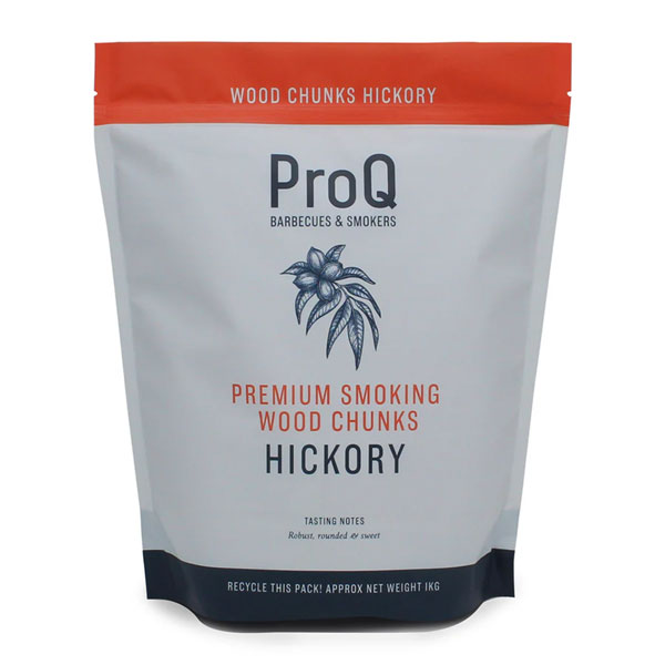 ProQ Hickory Wood Chunks 1kg Bag