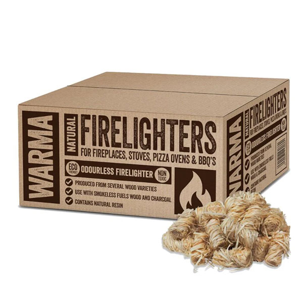 Warma Natural Firelighters 200 Pieces