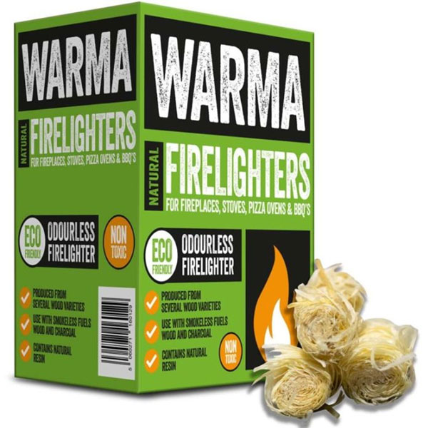 Warma Natural Firelighters 30 Pieces