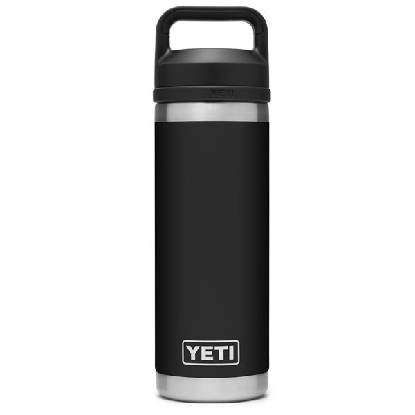 YETI Black Rambler 18 Oz (532 ML) Bottle | Chug Cap