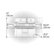 Napoleon Prestige PRO 825 RSBIPSS&#45;3 Gas BBQ &#124; Rotisserie &#43; FREE COVER &#43; ACCESSORY - view 11