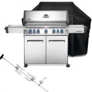 Napoleon Prestige P665 RSIBPSS&#45;3 Gas BBQ &#124;  FREE COVER &#43; ROTISSERIE - view 1