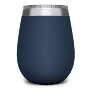 YETI Navy Rambler 10 Oz &#40;296 ML&#41; Wine Tumbler &#124; Magslider Lid - view 2